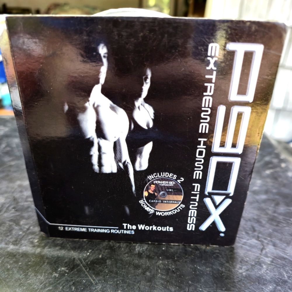 P90X Extreme Home Fitness with Tony Horton 12 DVD Set Training Routines.